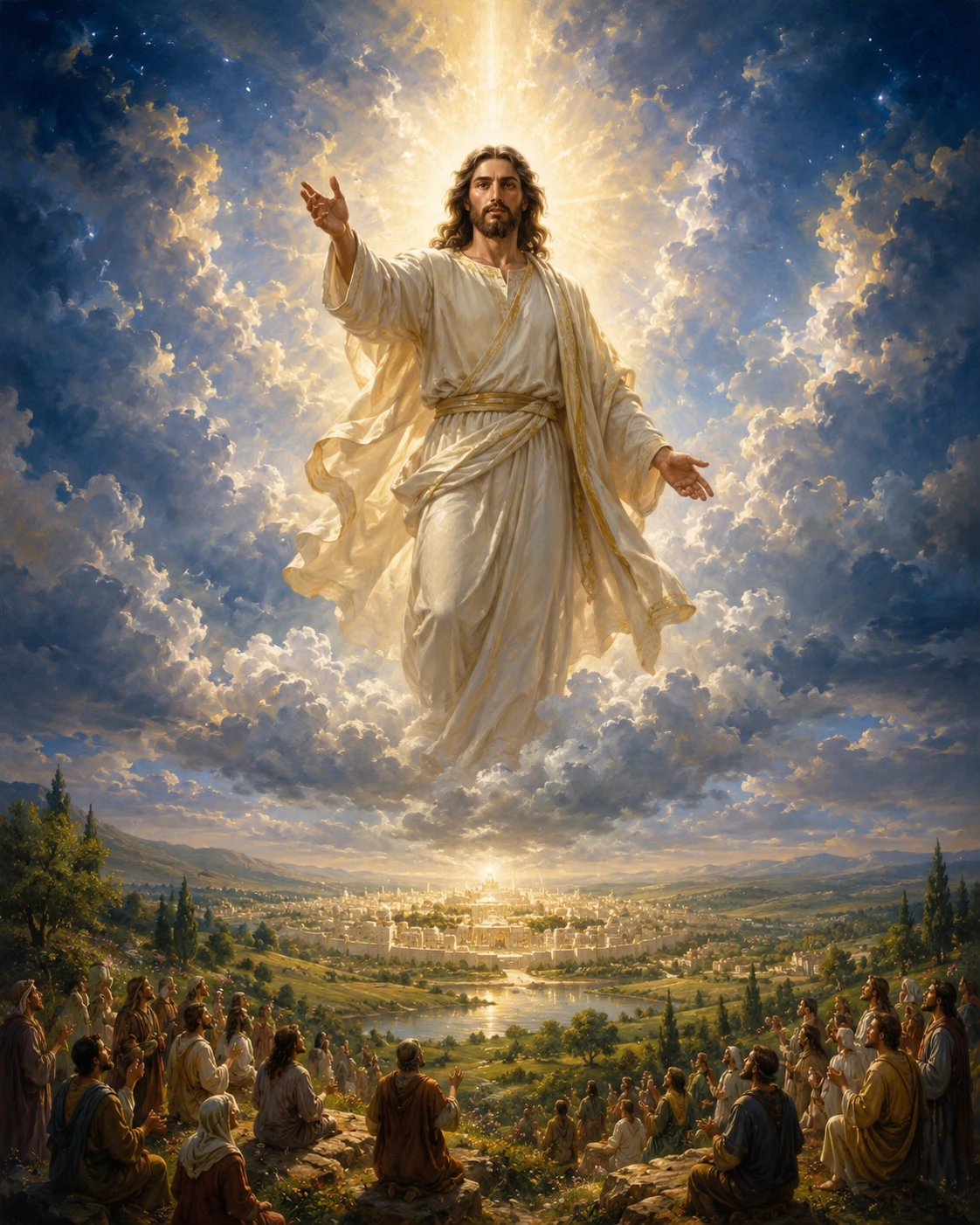 Reserved artwork location for an original depiction of the Second Coming of Jesus Christ